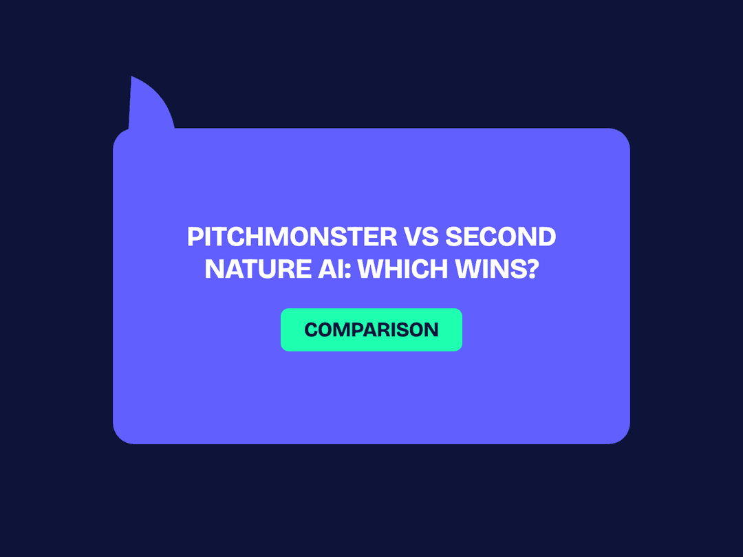 PitchMonster vs Second Nature AI: Which Sales Role-Play Tool Wins? (2026)
